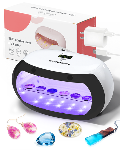 BUTIRESIN UVライト 60W キット【2-in-1・両面照射・56LED】 - ButiResin