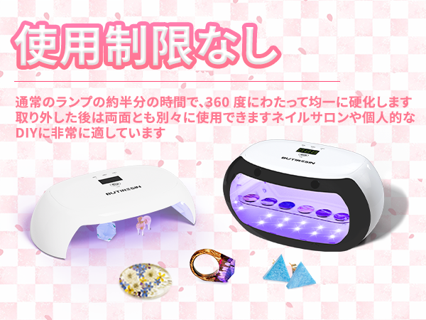 BUTIRESIN UVライト 60W キット【2-in-1・両面照射・56LED】 - ButiResin
