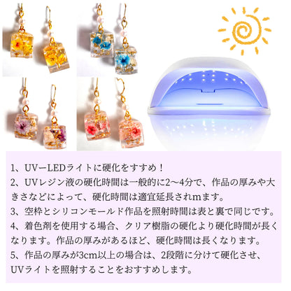 ButiResin UVレジン液 高い透明 急速硬化レジン液大容量200g UV-LED対応 黄変なし ハードタイプ レジンアート uvレジンクリア DIY 手芸用品 アクセサリ ハンドメイド - ButiResin
