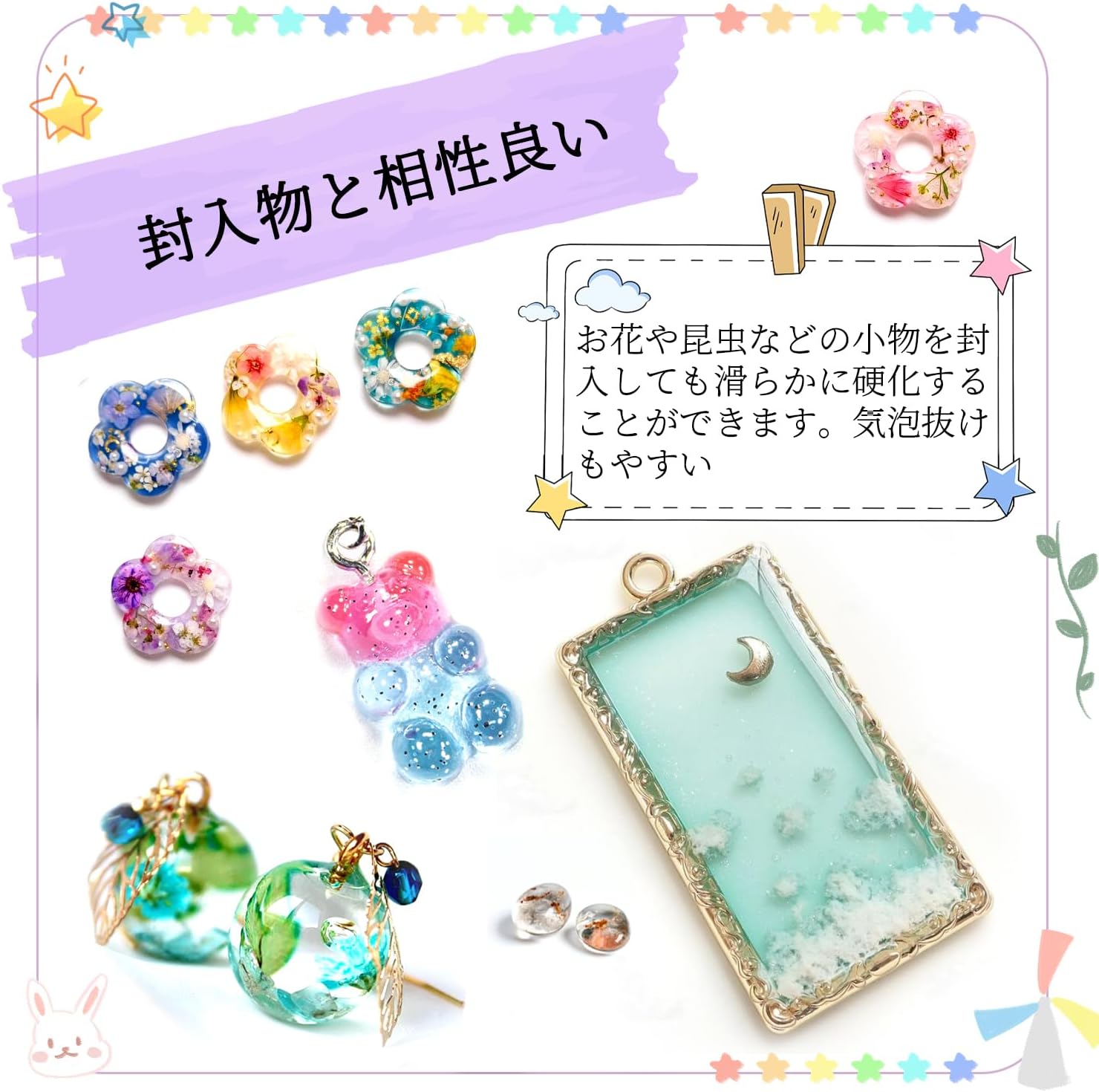 ButiResin レジン液 500g UVレジン液 大容量 ハードタイプ UV‐LED対応 高い透明度 急速硬化 黄変なし 低刺激 DIY レジンアート - ButiResin