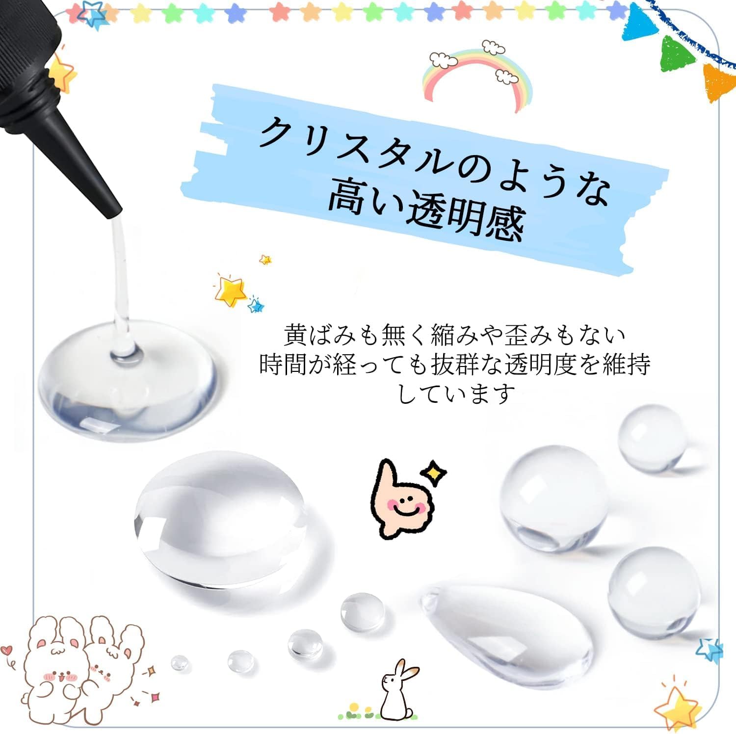 BUTIRESIN レジン液 大容量 750g UVレジン液 速硬化 高い透明度 低臭 黄ばみ防止 気泡なし ハードタイプ UV/LED対応レジン液 DIY手作り装飾 用途広い - ButiResin