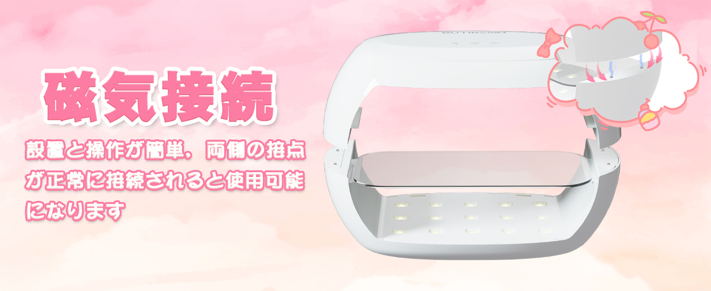 BUTIRESIN UVライト レジン用 硬化ライト 36W·30LEDs 磁気式 ジェルネイル ライト ネイルライト クラフト 硬化ライト タイマー設定可能 USB Type-C ケーブル【90·180·300·600秒】 - ButiResin