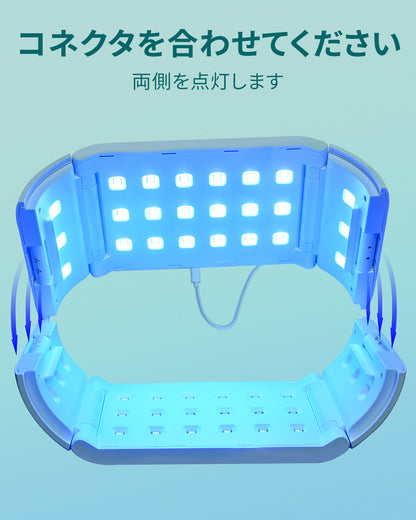 BUTIRESIN UVライト アドバンス 2 in 1 両面長時間設定 (60 秒、180 秒、300 秒) 48 個の LED 48W 付き UV 樹脂ライト 360 度サラウンド光源 樹脂硬化用大型 UV ランプ DIY クラフト装飾 ジュエリー作り 分割使用可能 デジタル表示タイマー(アップグレード版) - ButiResin